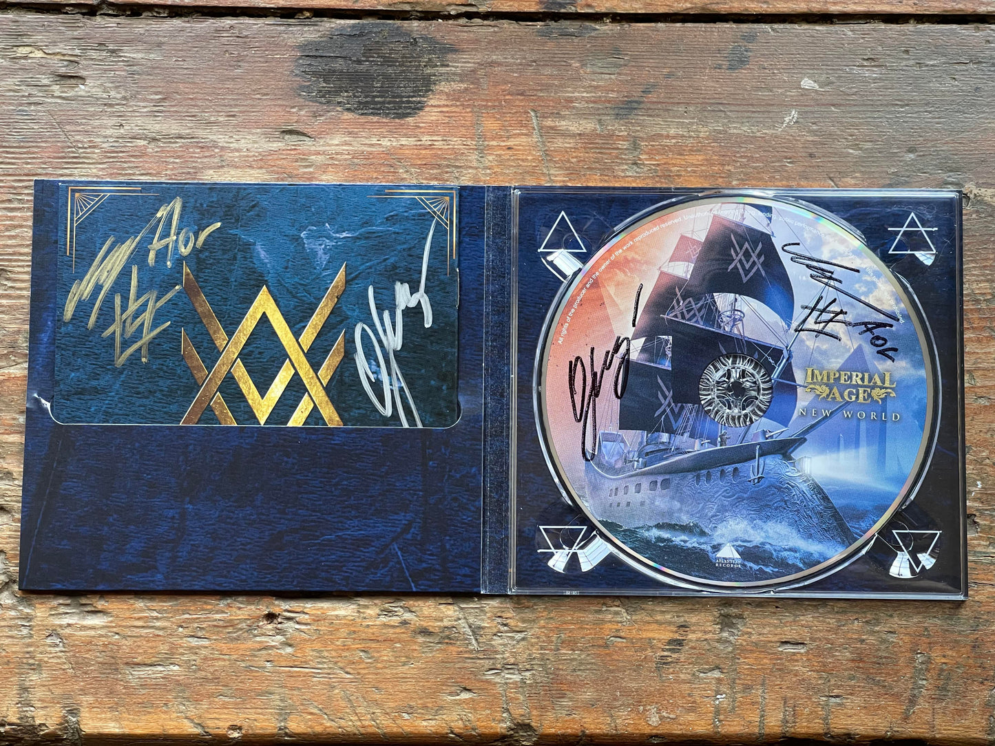 New World (CD, Signed)