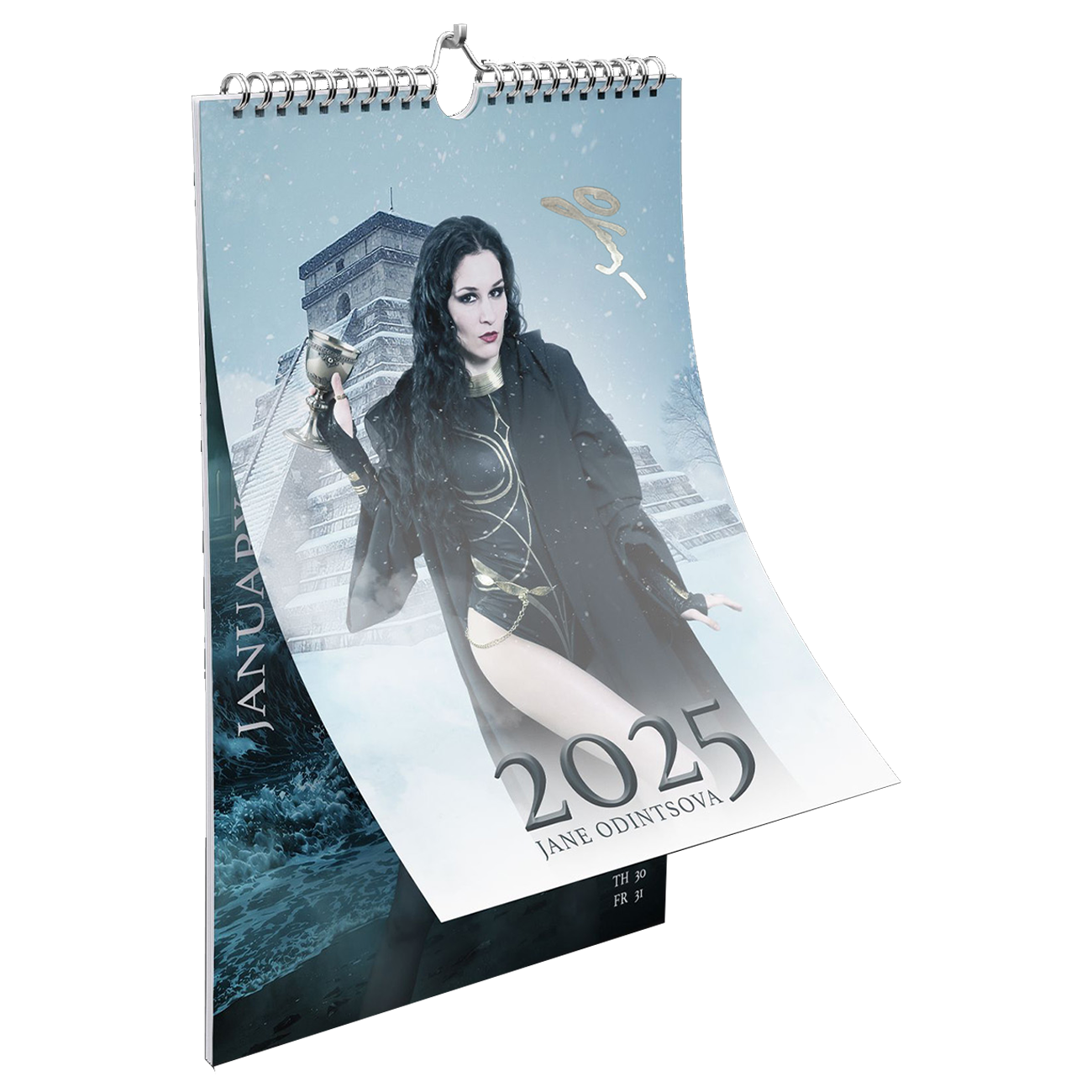 Jane's Magic Calendar 2025 (12-page A3 wall calendar, signed)