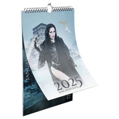 Jane's Magic Calendar 2025 (12-page A3 wall calendar, signed)