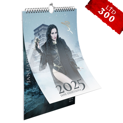 Jane's Magic Calendar 2025 (12-page A3 wall calendar, signed)