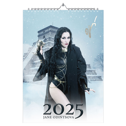 Jane's Magic Calendar 2025 (12-page A3 wall calendar, signed)