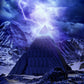 Atlantean Pyramid in the mountains (A3 Poster, signed)