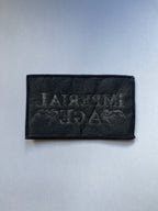 Embroidered Patch (white, merrowed)