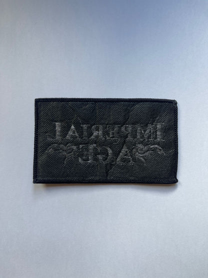 Embroidered Patch (white, merrowed)