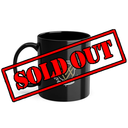 SUMEER COLLECTION - Black Mug 0.33 (Gold-White Print)
